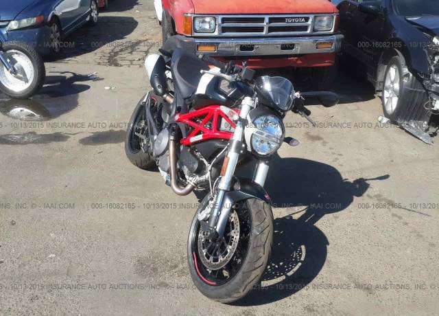 2014 DUCATI Monster VIN ZDM1RANN1EB077660 auction photo