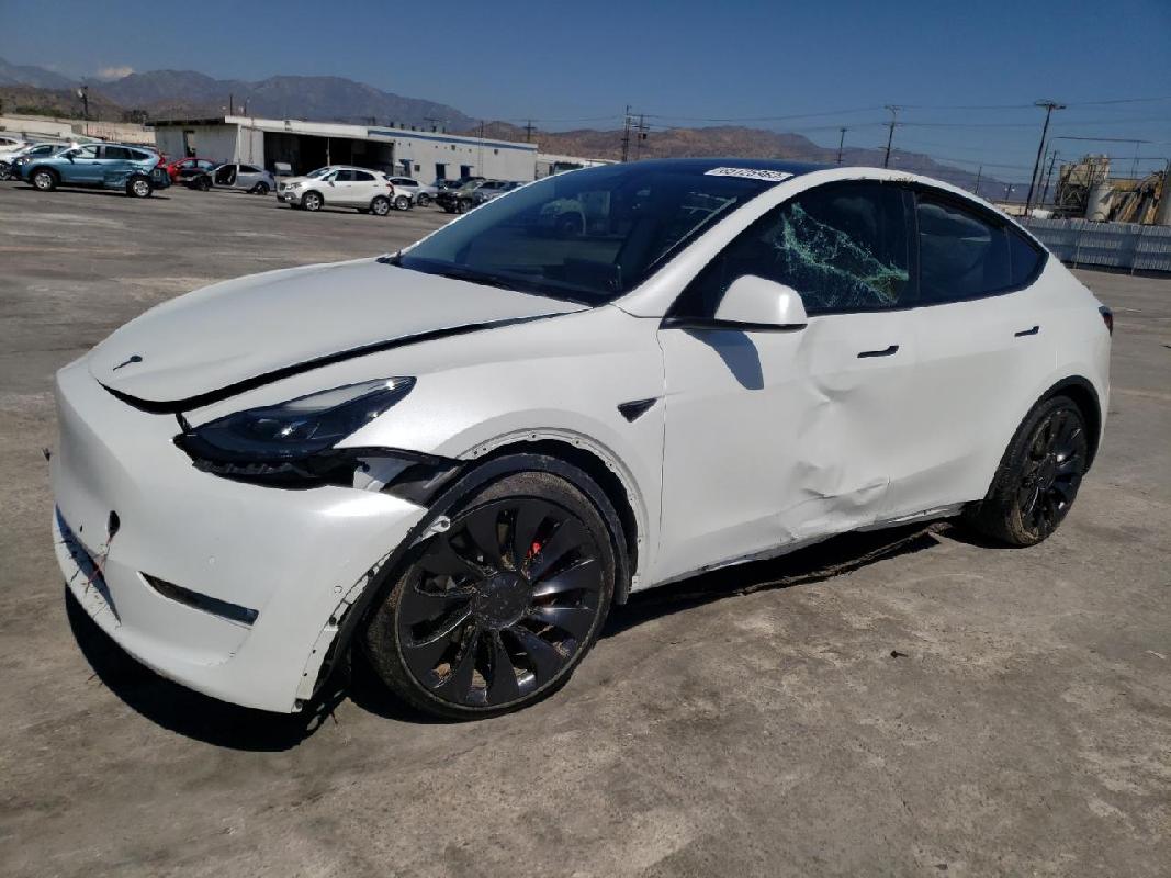 2022 TESLA Model Y VIN 7SAYGDEF1NF552265 фото с аукциона