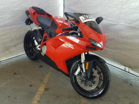 2008 Ducati Superbike 848 VIN ZDM1XBGV48B003324 фото с аукциона