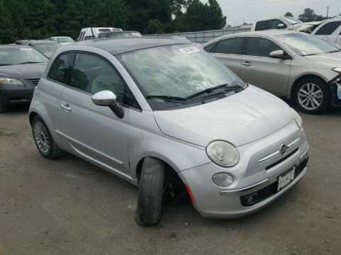 2012 FIAT 500 FF VIN 3C3CFFCR2CT103747 фото с аукциона