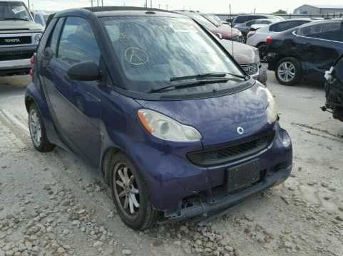 SMART FORTWO 2009 VIN WMEEK31X29K254308 | Проверка истории