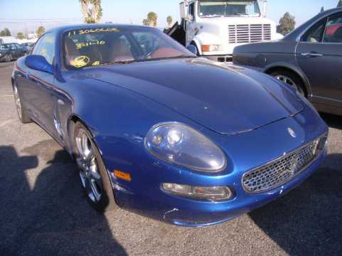 2002 MASERATI Coupe VIN ZAMBC38A720008741 auction photo