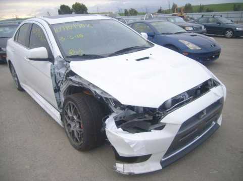 2010 Mitsubishi Lancer Evolution 2L VIN JA32W5FVXAU007070 фото с аукциона