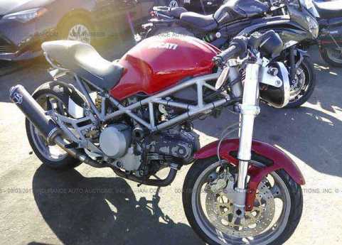 2003 DUCATI M620 - VIN ZDM1RA2K43B024927 auction photo