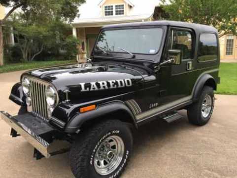 1986 JEEP CJ-7 OPEN BODY 4.2L VIN 1JCCE87E8GT079858 auction photo