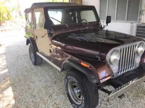 1981 JEEP CJ-7 OPEN BODY 4.2L VIN 1JCCE87E4BT075976 auction photo