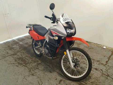 2008 Kawasaki KLR650 KL650EF VIN JKAKLEE128DA00646 auction photo