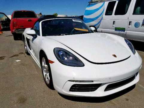 2017 Porsche 718 Boxster 2.7L VIN WP0CA2A89HS221509 фото с аукциона