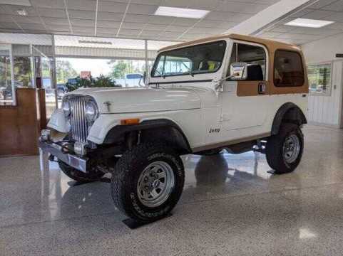 1982 JEEP CJ-7 OPEN BODY 4.2L VIN 1JCCN87E5CT019269 фото с аукциона