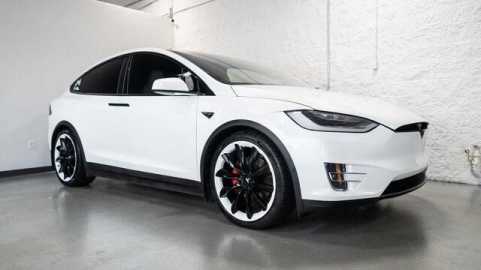 2020 Tesla MODEL X VIN 5YJXCBE43LF273873 auction photo