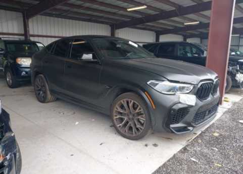 2021 BMW X6 M 4.4L VIN 5YMCY0C00M9E61874 фото с аукциона