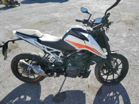 2022 Ktm Motorcycle 390 DUKE VIN MD2JPJ402NC235595 auction photo