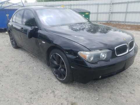 2003 BMW 7 Series 745 I VIN WBAGL63443DP66380 фото с аукциона