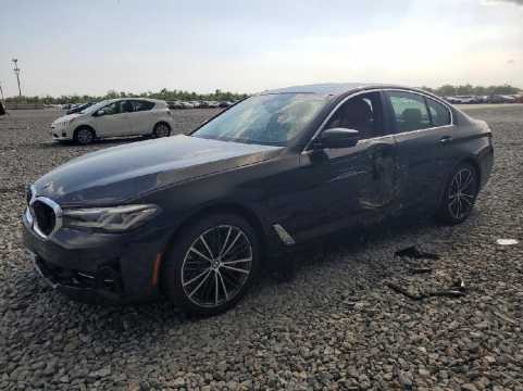 2021 BMW 530e 5-SERIES VIN WBA33AG01MCF48383 фото с аукциона