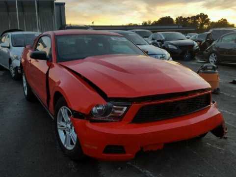 2012 Ford Mustang V6 COUPE VIN 1ZVBP8AM6C5255132 фото с аукциона