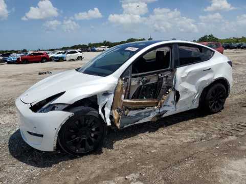 2022 TESLA Model Y VIN 7SAYGDEE9NF459503 фото с аукциона
