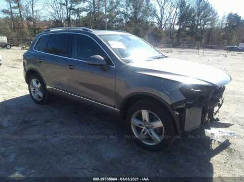 2011 VOLKSWAGEN Touareg V6 FSI 3l VIN WVGFK9BP0BD001983 фото с аукциона