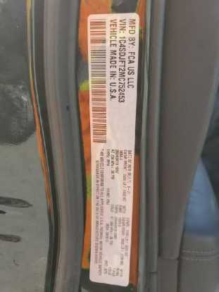 2021 Dodge Durango PU VIN 1C4SDJFT2MC752453 auction photo 5