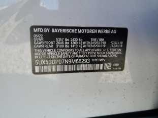 5UX53DP07N9M66293 фото 5