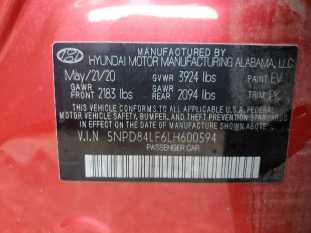 5NPD84LF6LH600594 фото 5