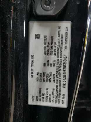5YJ3E1EB7NF353407 фото 5