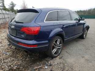 2014 Audi Q7 3.0T VIN WA1LGAFEXED001748 фото с аукциона 3