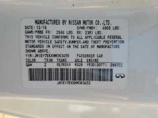 2017 Infiniti Q60 PREMIU VIN JN1EV7EKXHM363455 фото с аукциона 5