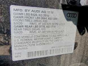 2019 Audi Q7 VIN WA1LHAF71KD023874 фото с аукциона 5