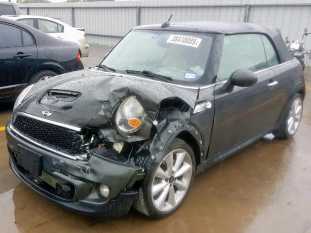 2011 MINI Cooper Convertible COOPER S VIN WMWZP3C51BTX82772 фото с аукциона 1