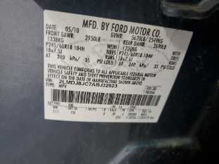 2010 LINCOLN Mkx VIN 2LMDJ8JC7ABJ32923 фото с аукциона 5