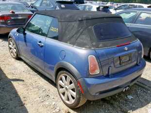 2005 MINI Cooper Convertible COOPER S VIN WMWRH33555TK55321 фото с аукциона 2