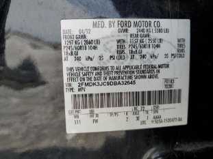 2013 Ford Edge SEL VIN 2FMDK3JC9DBA32645 фото с аукциона 5