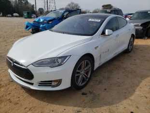 2014 Tesla MODEL S PRODUCTION VEHICLE VIN 5YJSA1H14EFP44248 фото с аукциона 1