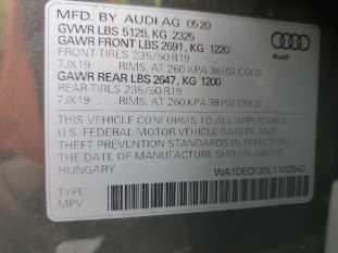 2020 AUDI Q3 PREMIUM VIN WA1DECF39L1102542 фото с аукциона 5