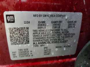 2025 BUICK Encore GX VIN KL4AMCSL9SB131687 auction photo 5