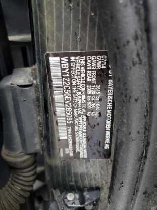 2014 BMW i3 BEV VIN WBY1Z2C56EV285065 фото с аукциона 5