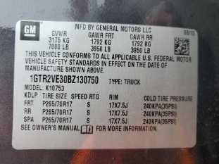 1GTR2VE30BZ130750 фото 5