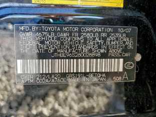 2008 LEXUS Gs350 GS 350 VIN JTHBE96S280028898 фото с аукциона 5