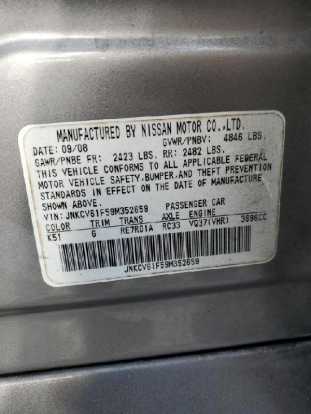 2009 Infiniti G37 VIN JNKCV61F59M352659 фото с аукциона 5