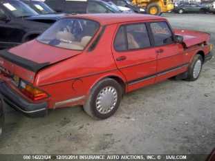 1993 Saab 900 VIN YS3AK45E4P2009124 auction photo 3