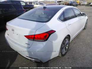 2015 Hyundai Genesis VIN KMHGN4JE2FU041969 auction photo 3